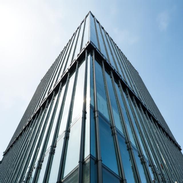 Modern professional office architecture in London, reflecting stability and authority